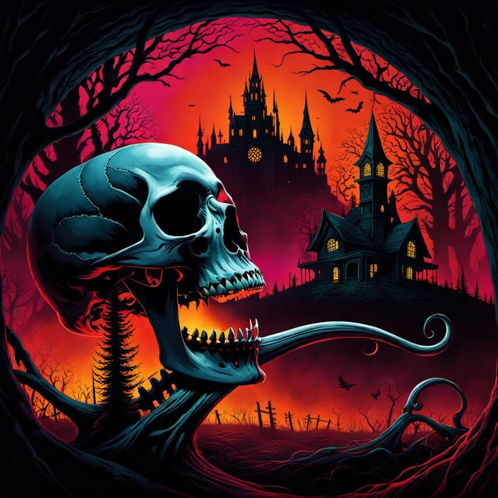 Bone-Chilling Kaleidoscope  by @tuk_tuk