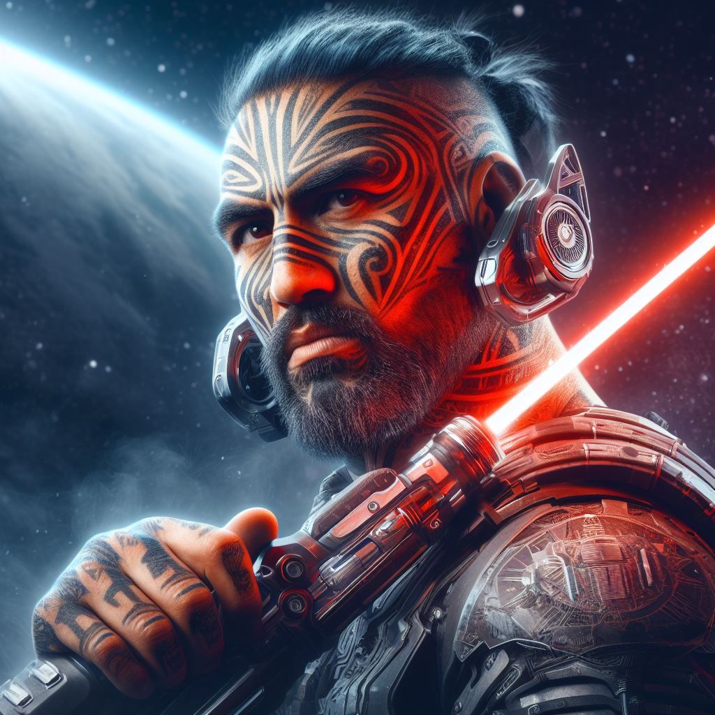 Māori space warrior