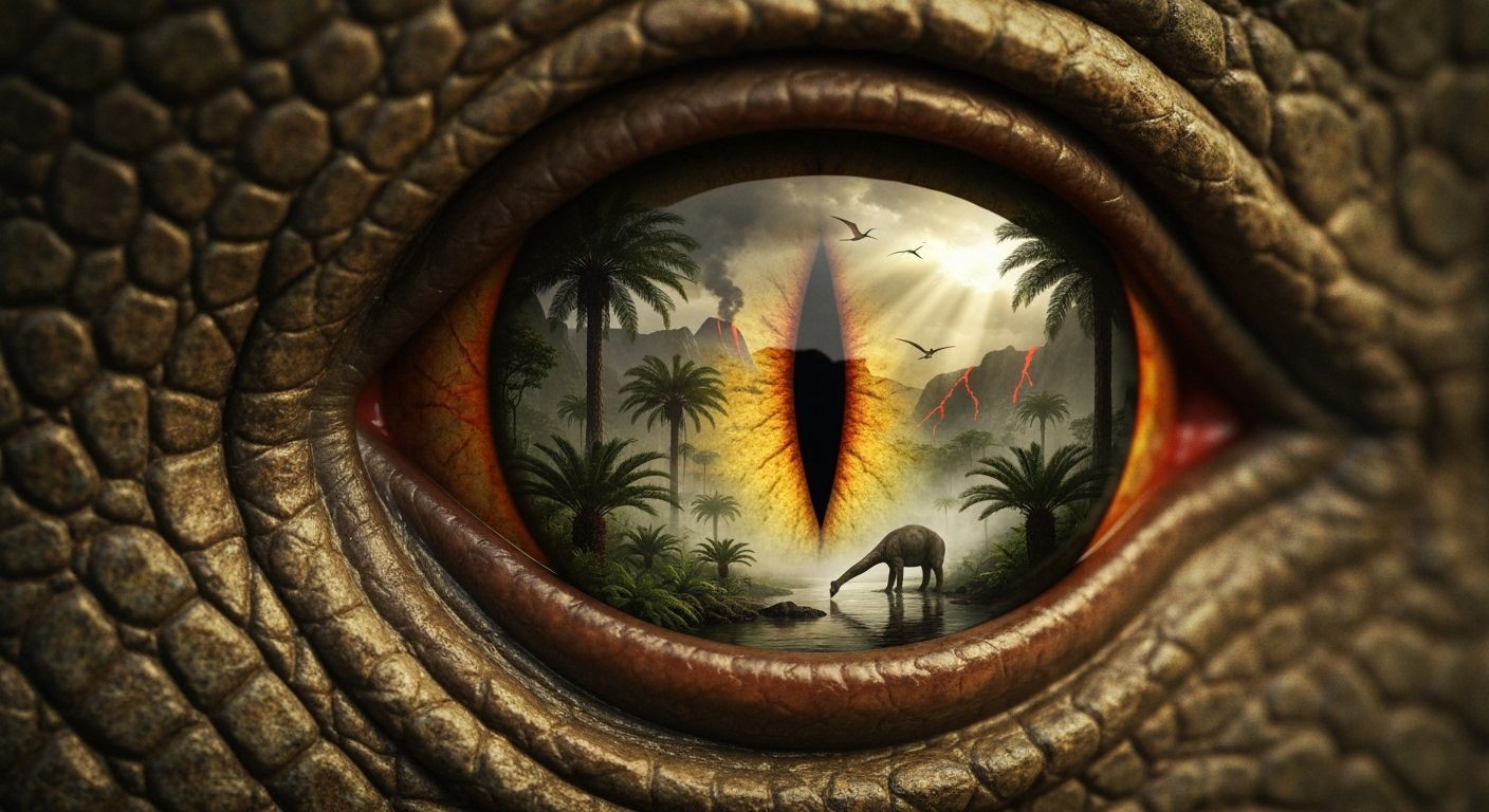 Reflection on a Predator's Eye  by @FREEQ-AI