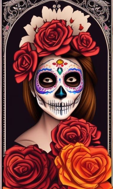 Mujer Esqueleto De La Noche