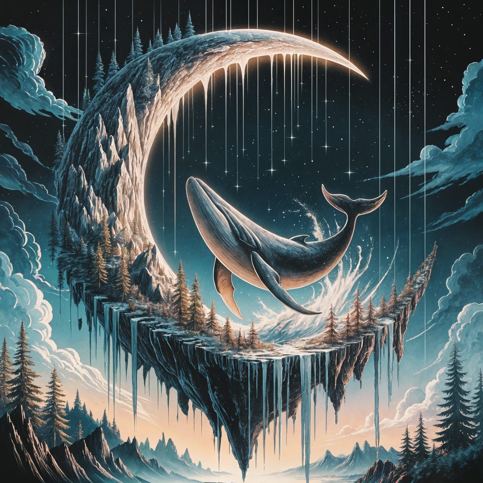 Whale of a Wilderness  by @Artie Blur