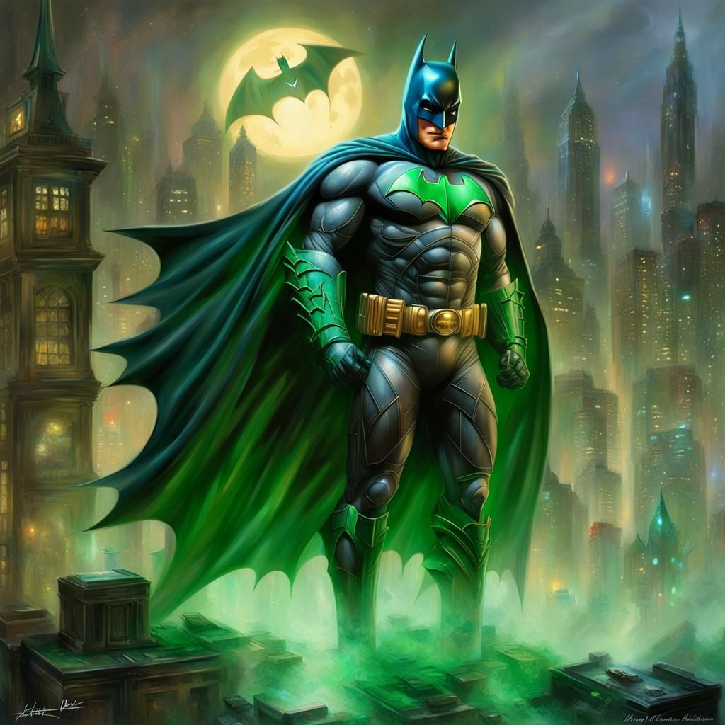 Batman Kryptonite armor!!! - AI Generated Artwork - NightCafe Creator