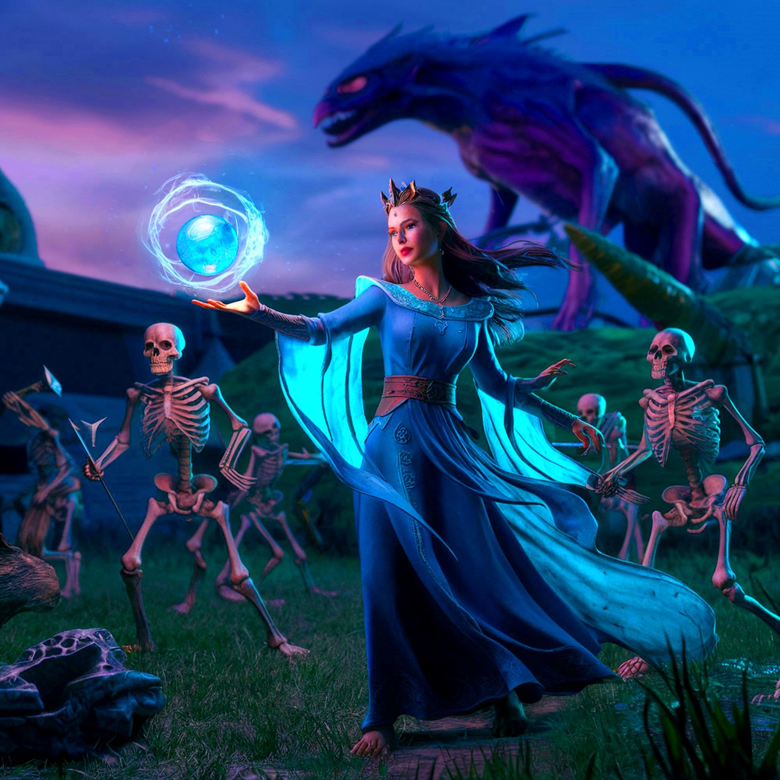 COME ON MY MINIONS, FIGHT TO THE BONES.