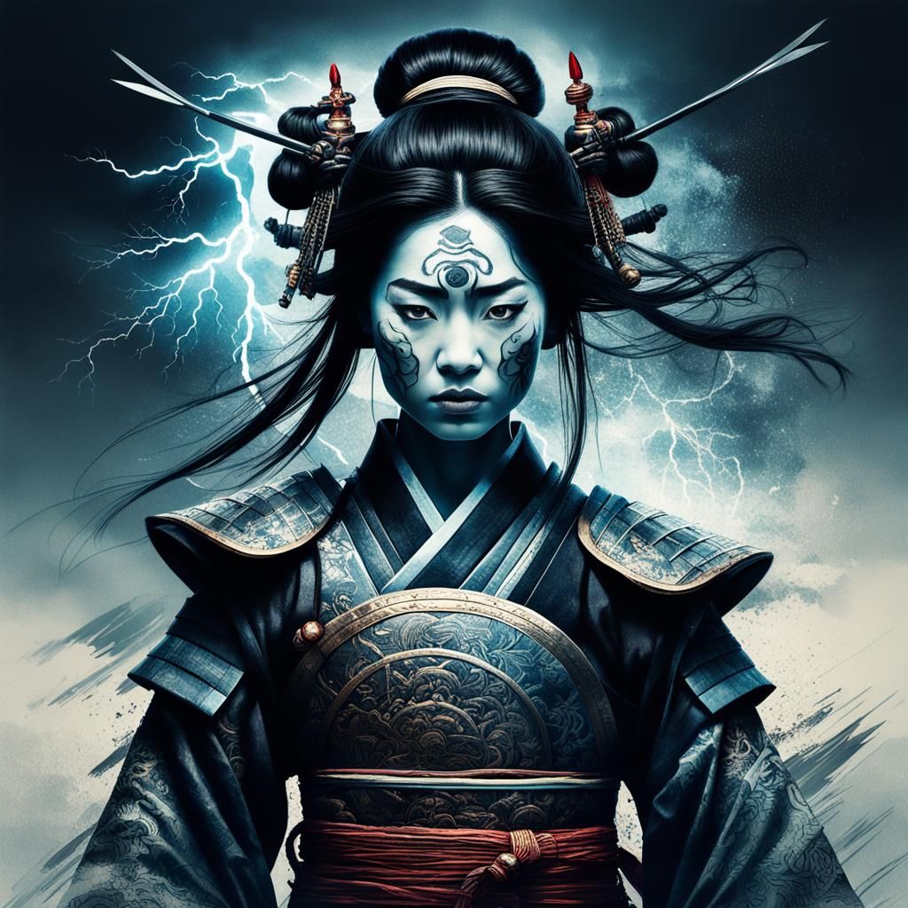 Masterpiece Monday ( the samurai warrior Mulan ) - AI Generated Artwork ...