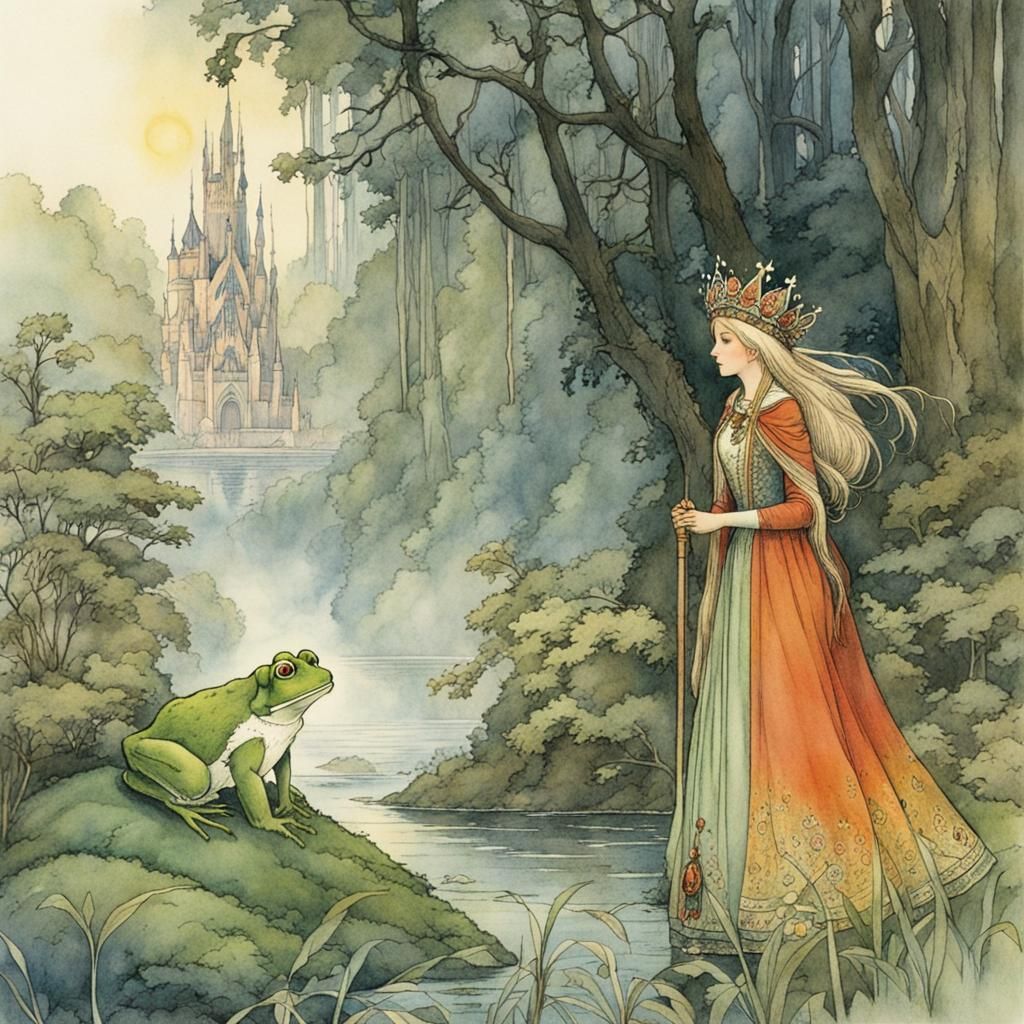 The Princess & the Frog.  by @undefined