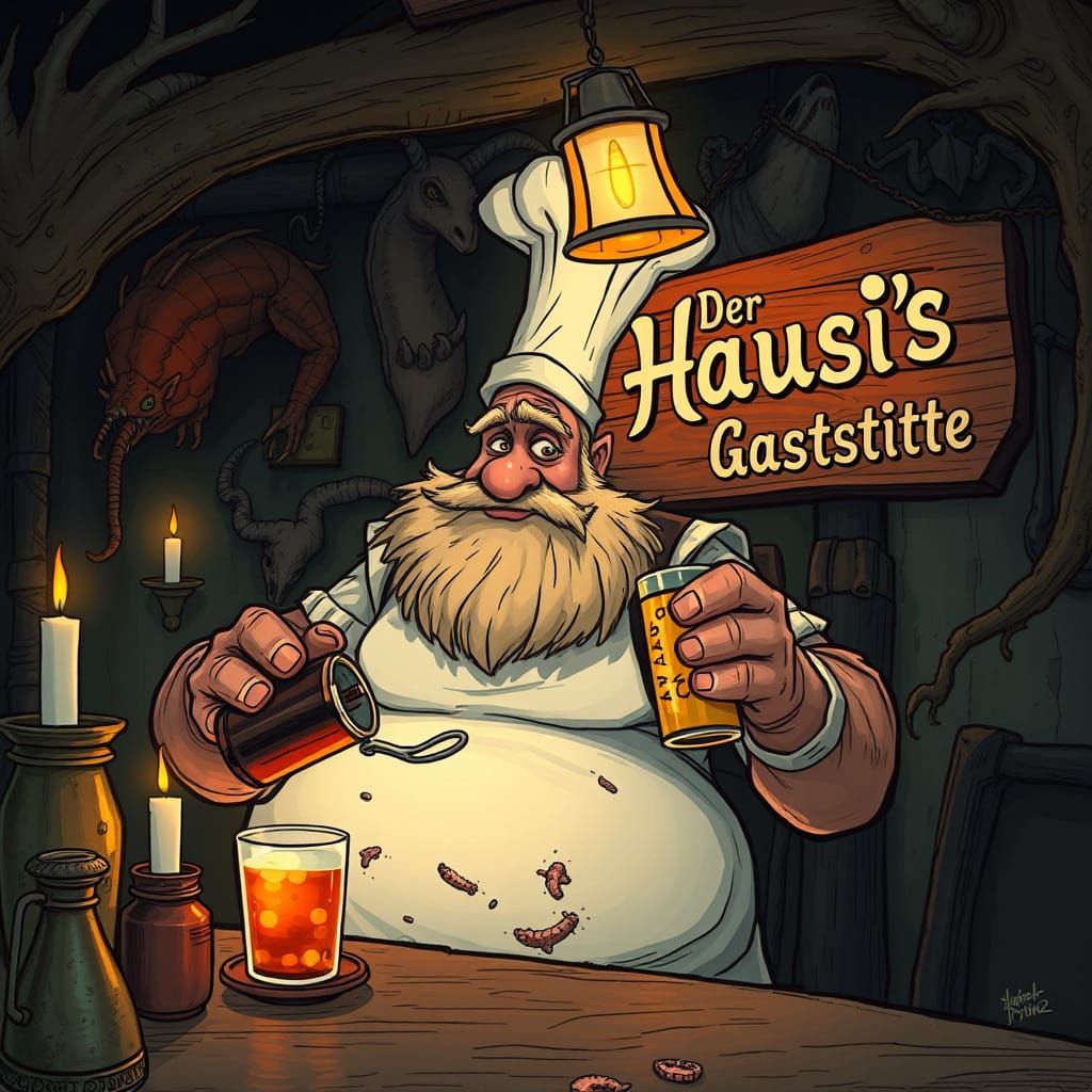 HAUSI THE WONDER CHEF  by @Art of the Mystic