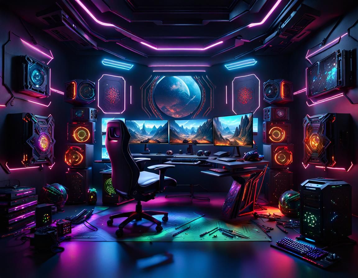 Gaming PC Setup 02