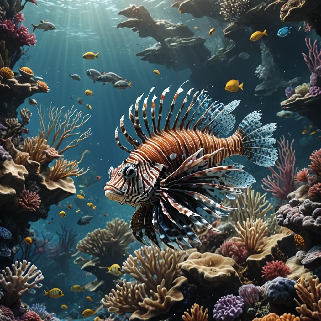 Lion fish  by @ThePianoman