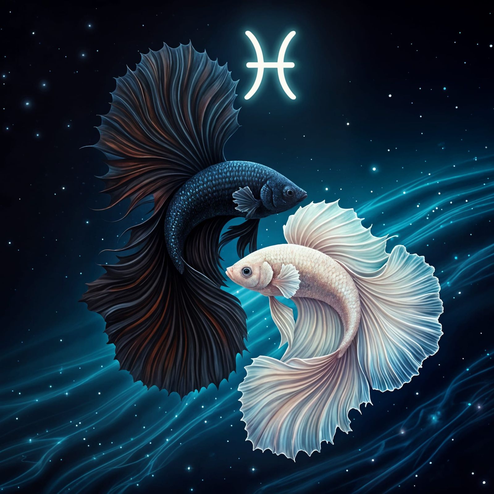 Cosmic Betta  by @Fantasy Art by Kay
