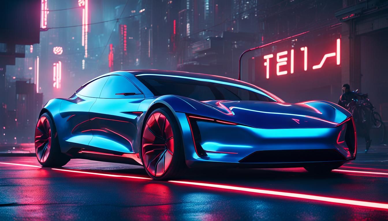 2077 Tesla Vision NCEV Concept - AI Generated Artwork - NightCafe Creator