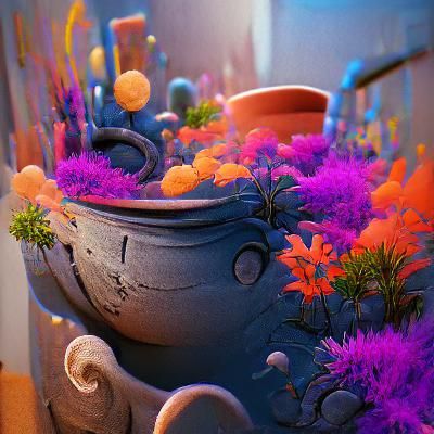 flowers in a pot