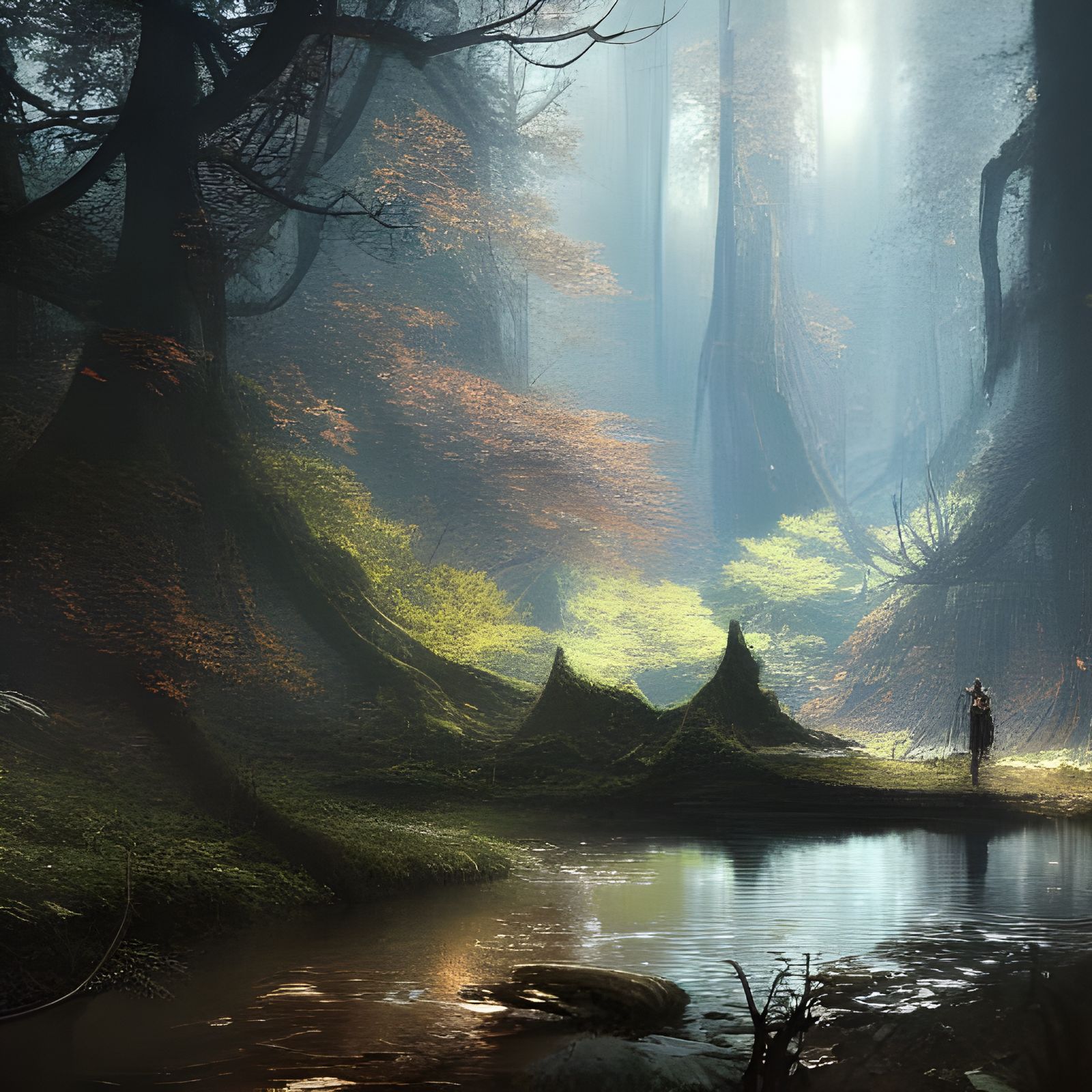 Riverside Landscape undefined