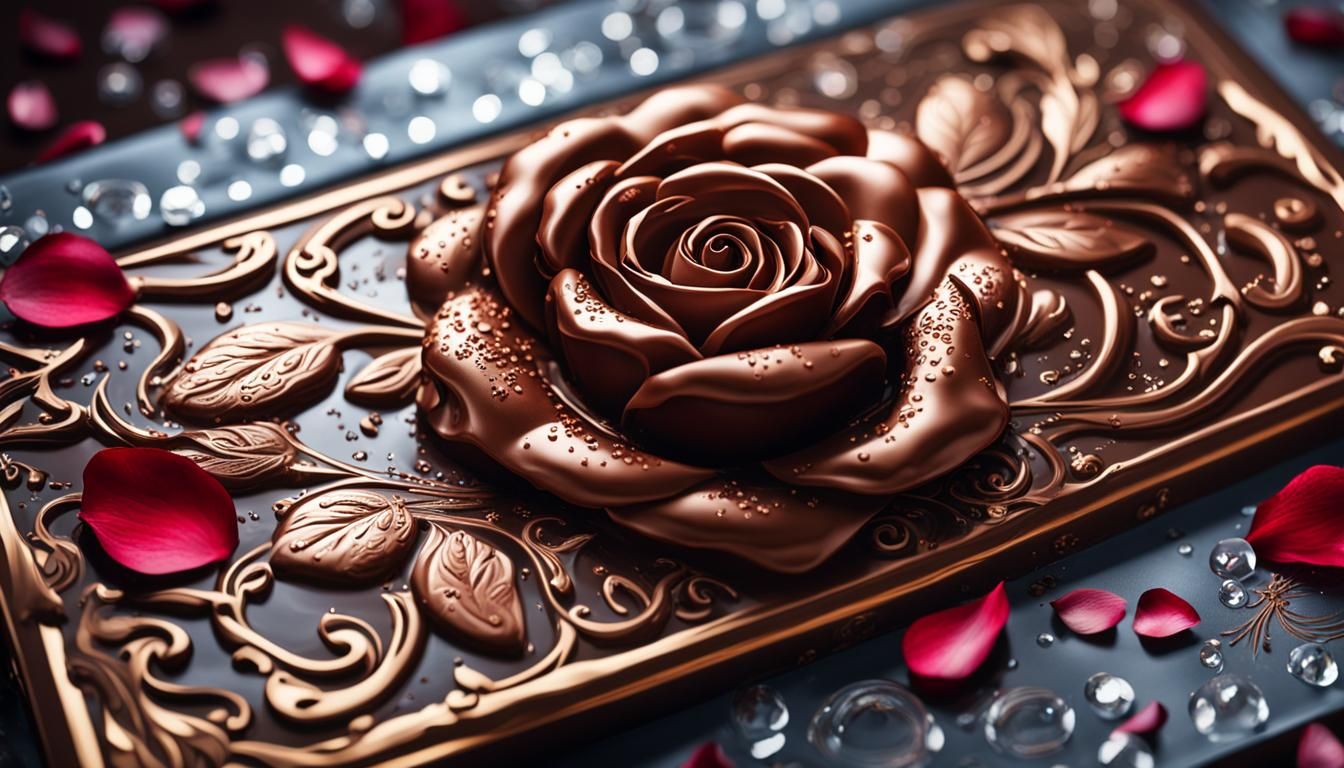 rose chocolate   by @skeller