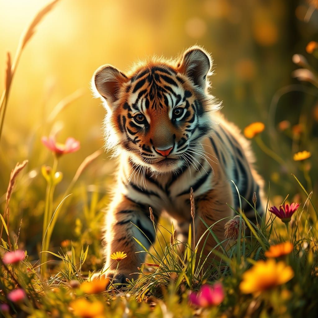 Tiger Cub  by @Fuzzykins