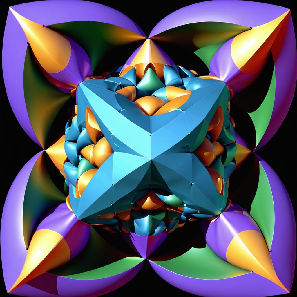 ### Fractal Generation Formalism

The 3D fractal surface is approximated via distance estimation (DE) ray marching, where for each ray origi...