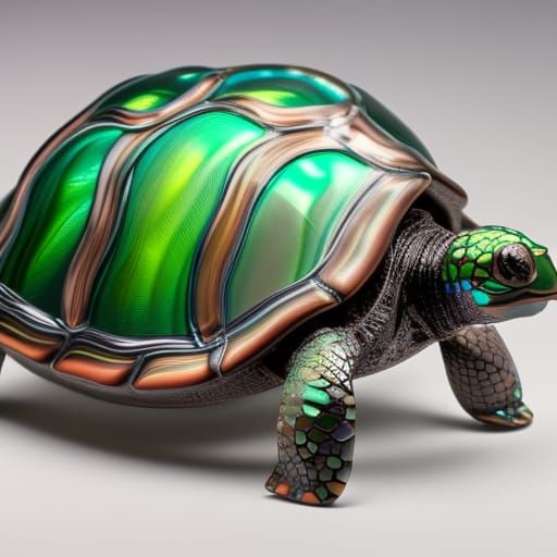 Glass turtle