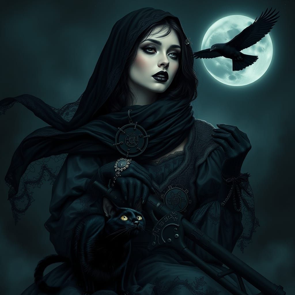 Gothic Goddess of the Dark Arts