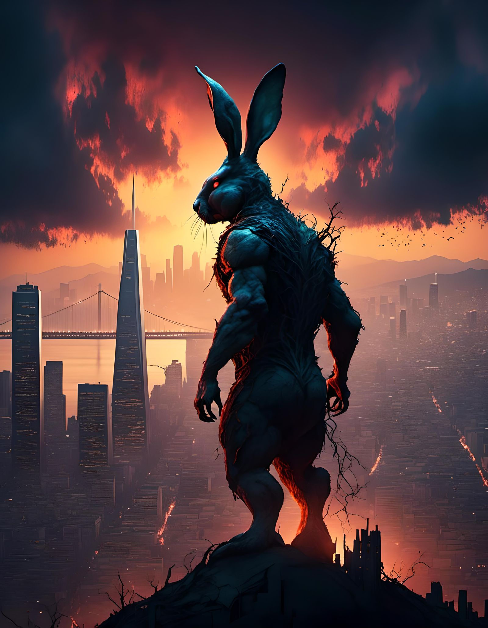 The Bunnyman  by @Circuit8