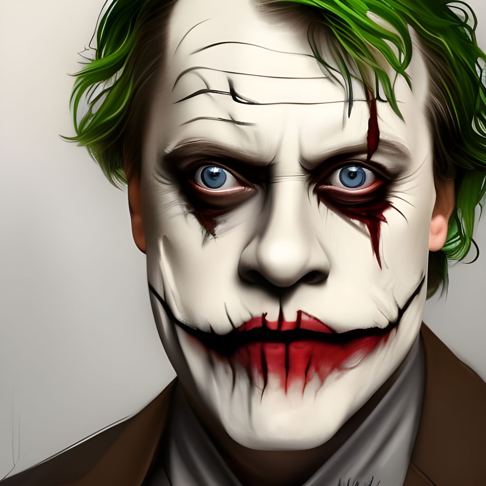 Actor Mark Hamill In The Joker S Makeup