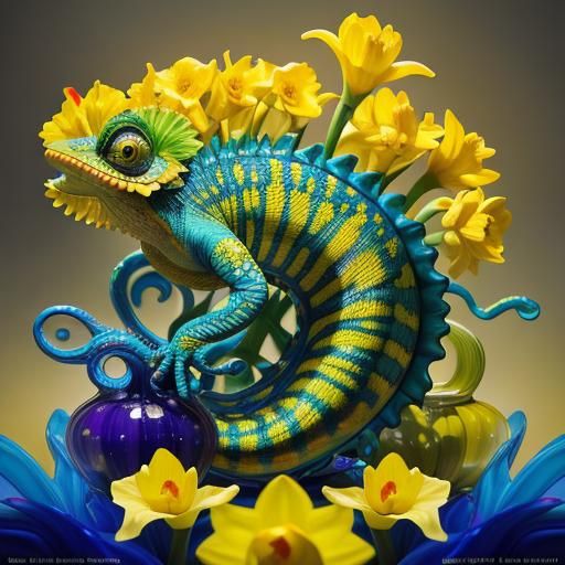 Spring chameleon