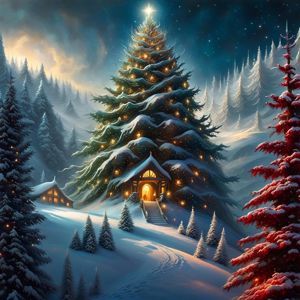Christmas tree  by @Sundari