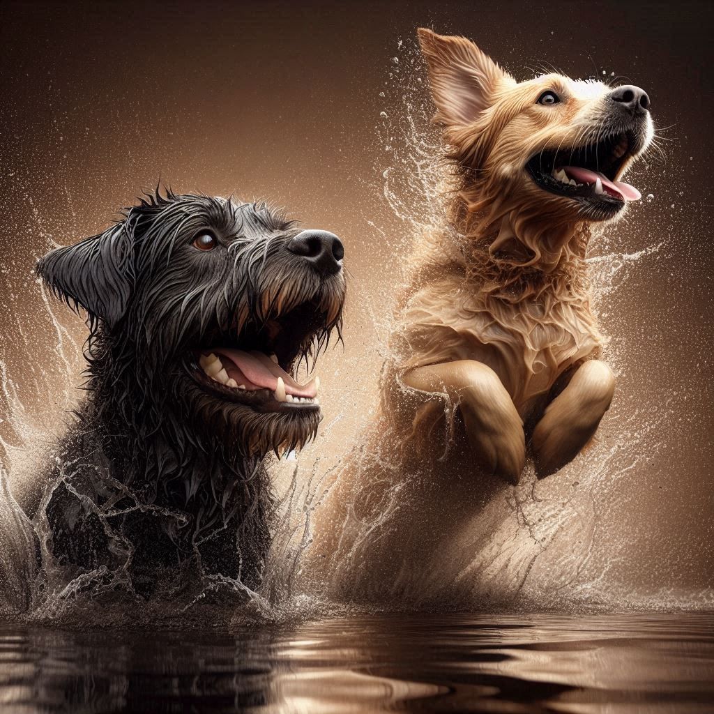 Playing Together 😁🐶🐶