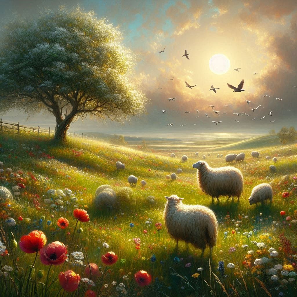 Paysage de printemps