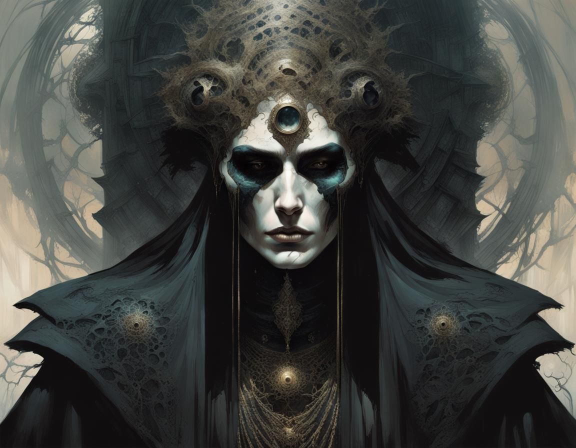 Crushing depression, grief, despair, selfloathing; ritualistic, occult