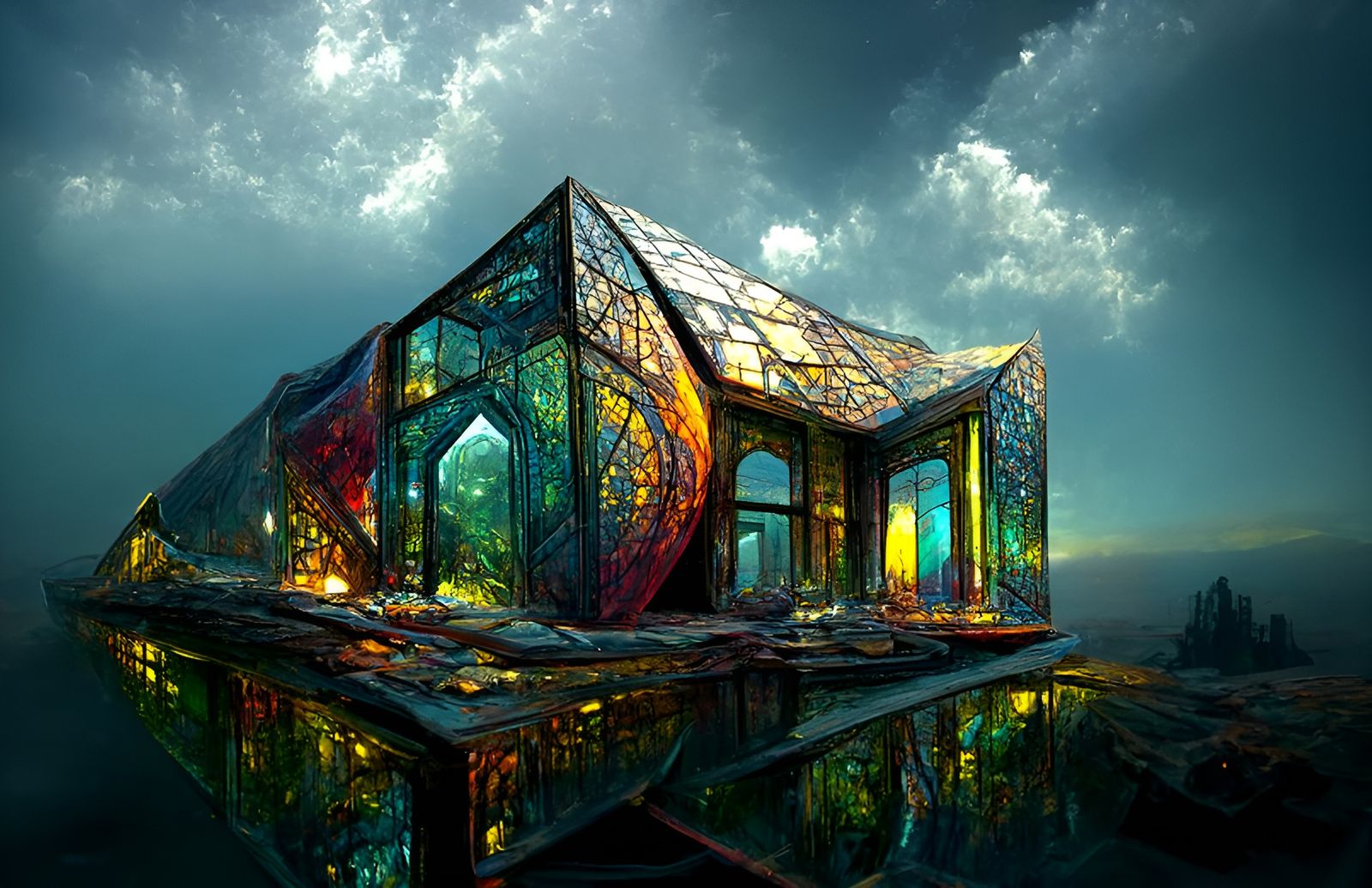 Stained Glass House undefined