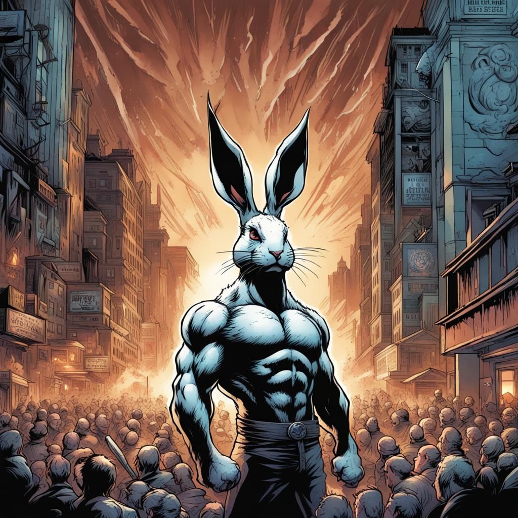 all you need is the fist of a tear stained bunny