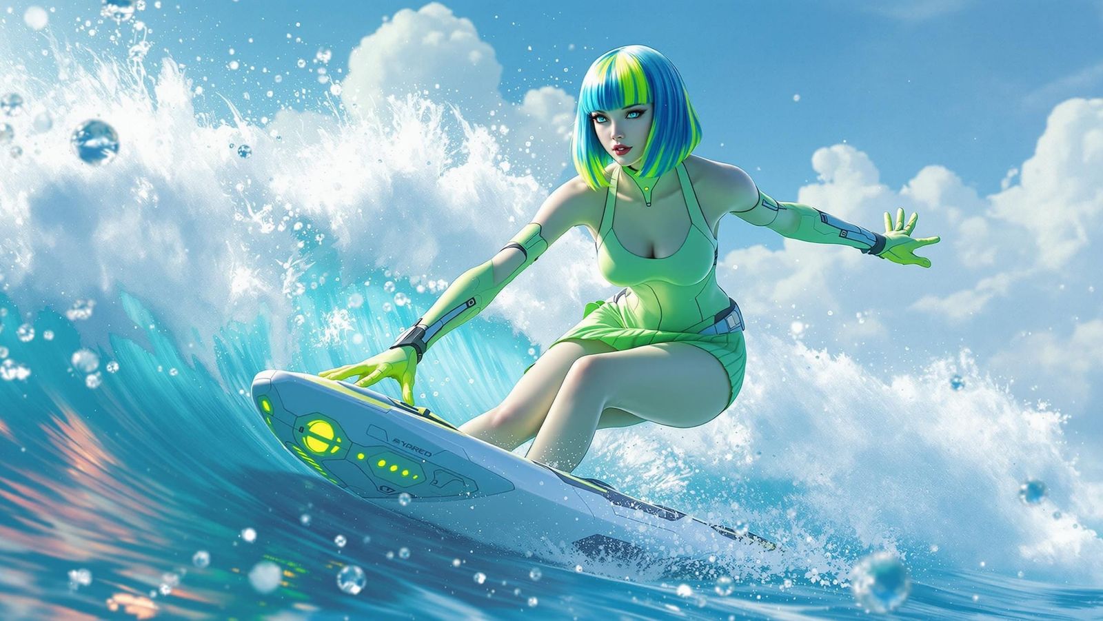 Surfer Accu (Kling 2.1 Standard)