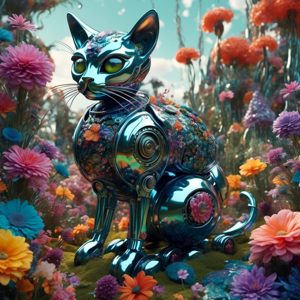 flower chrome robots