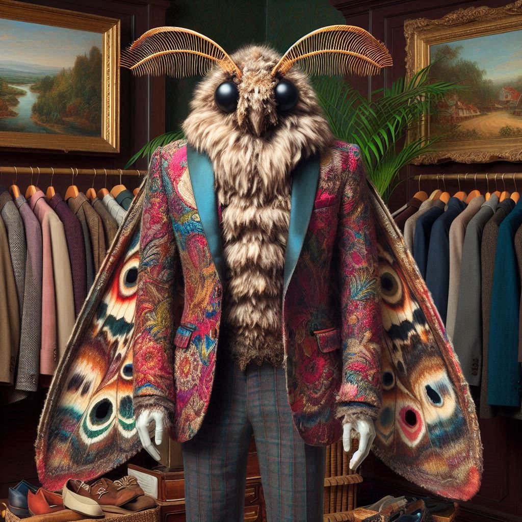 Well-Dressed Moth Man