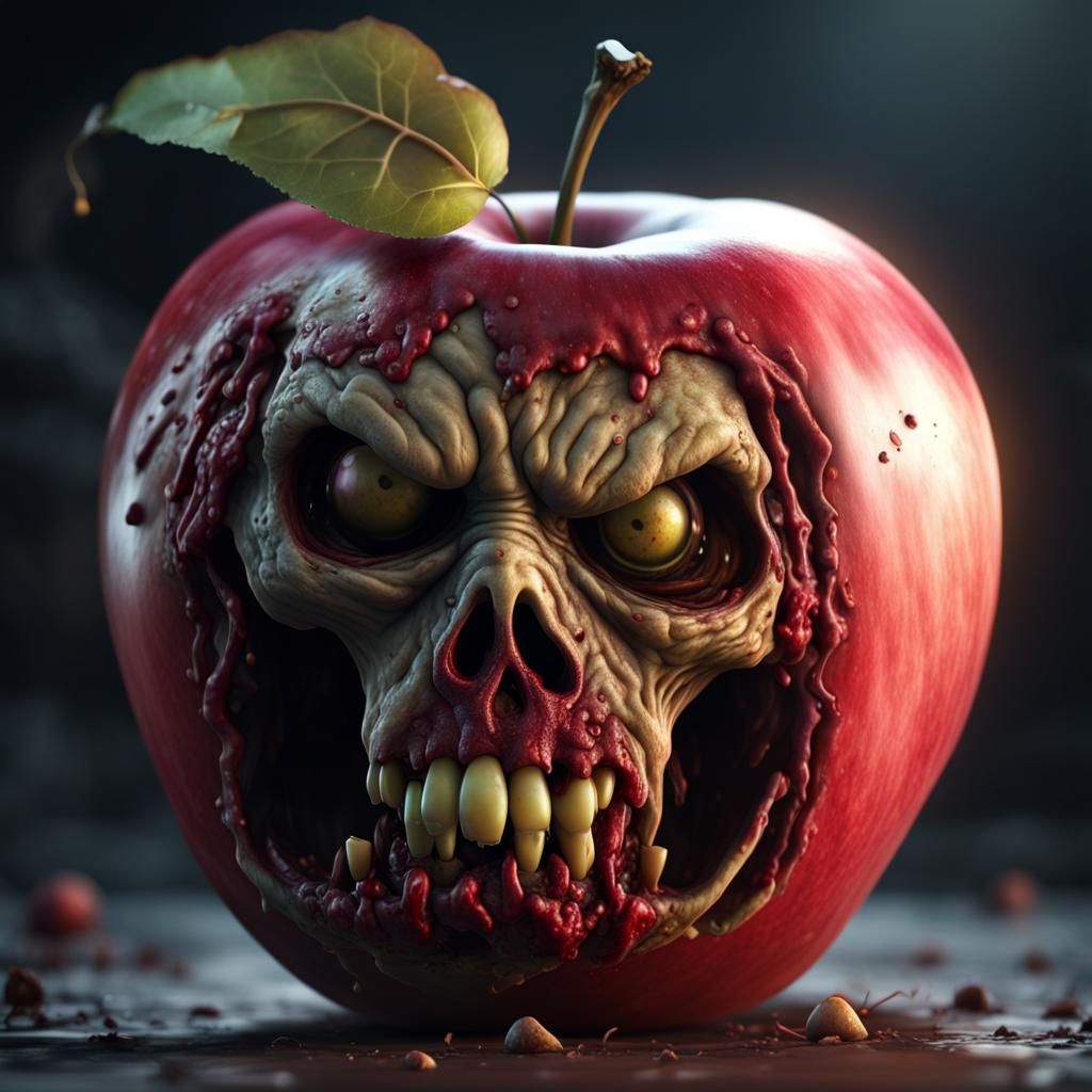 Zombie apple.  by @John H Pedersen