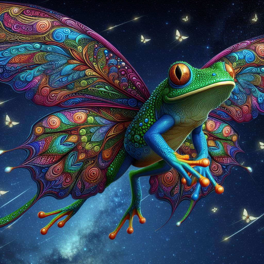 I flies! 🐸