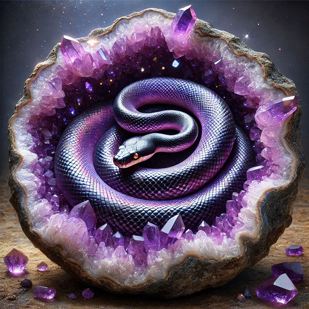 Purple Snake Crystal