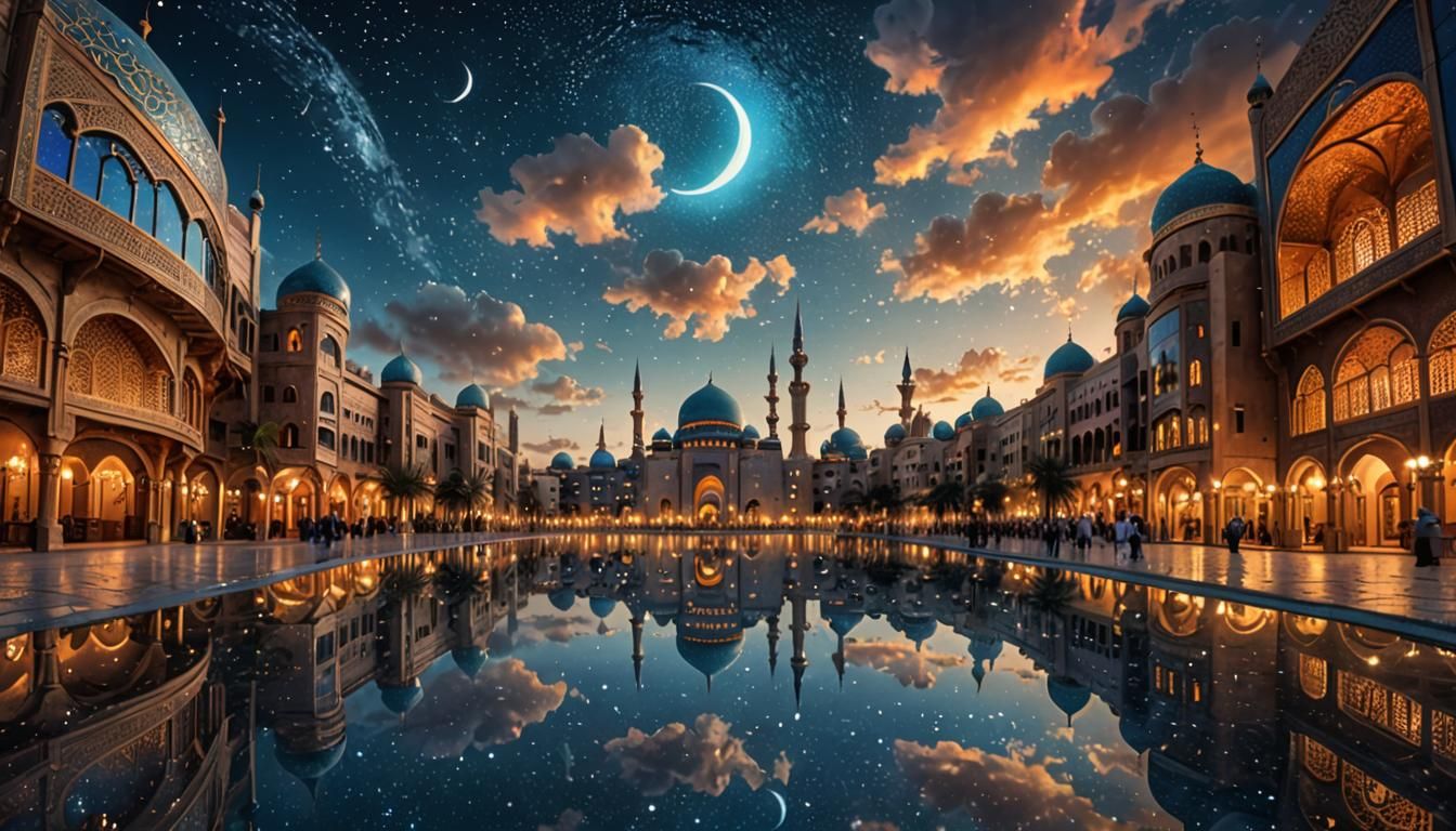 Arabian nights  by @Renny Magritte