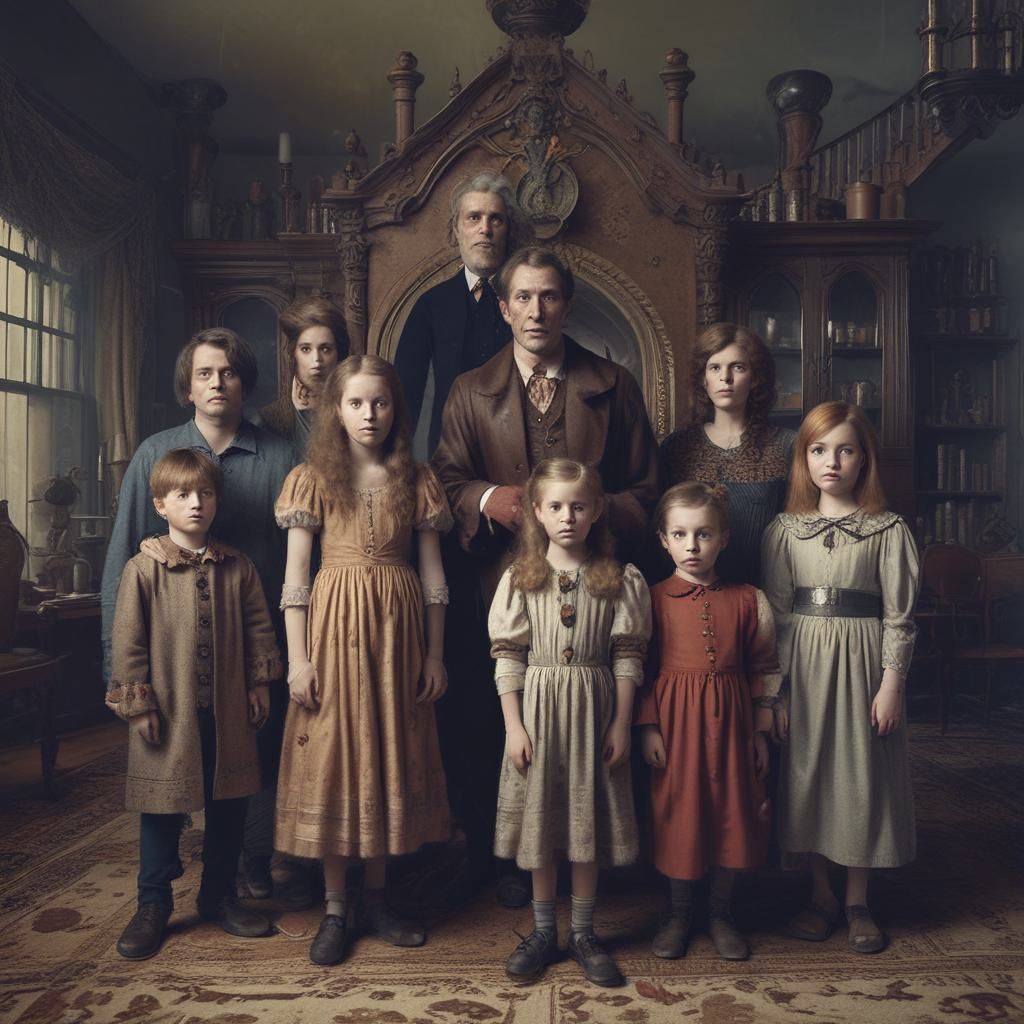 Normal family totally unaffected by living in a haunted hous...