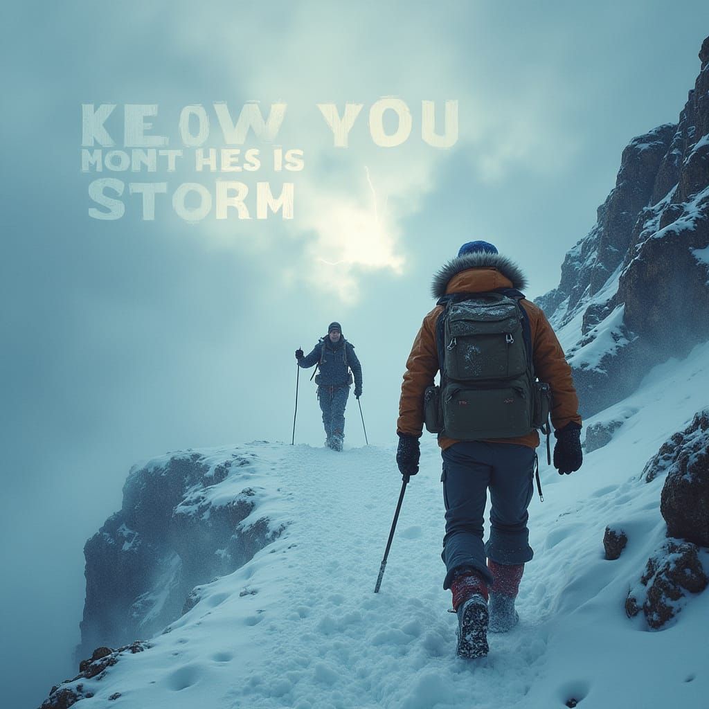 Keep going - Your strength is greater than the storm ❤️💪🏻