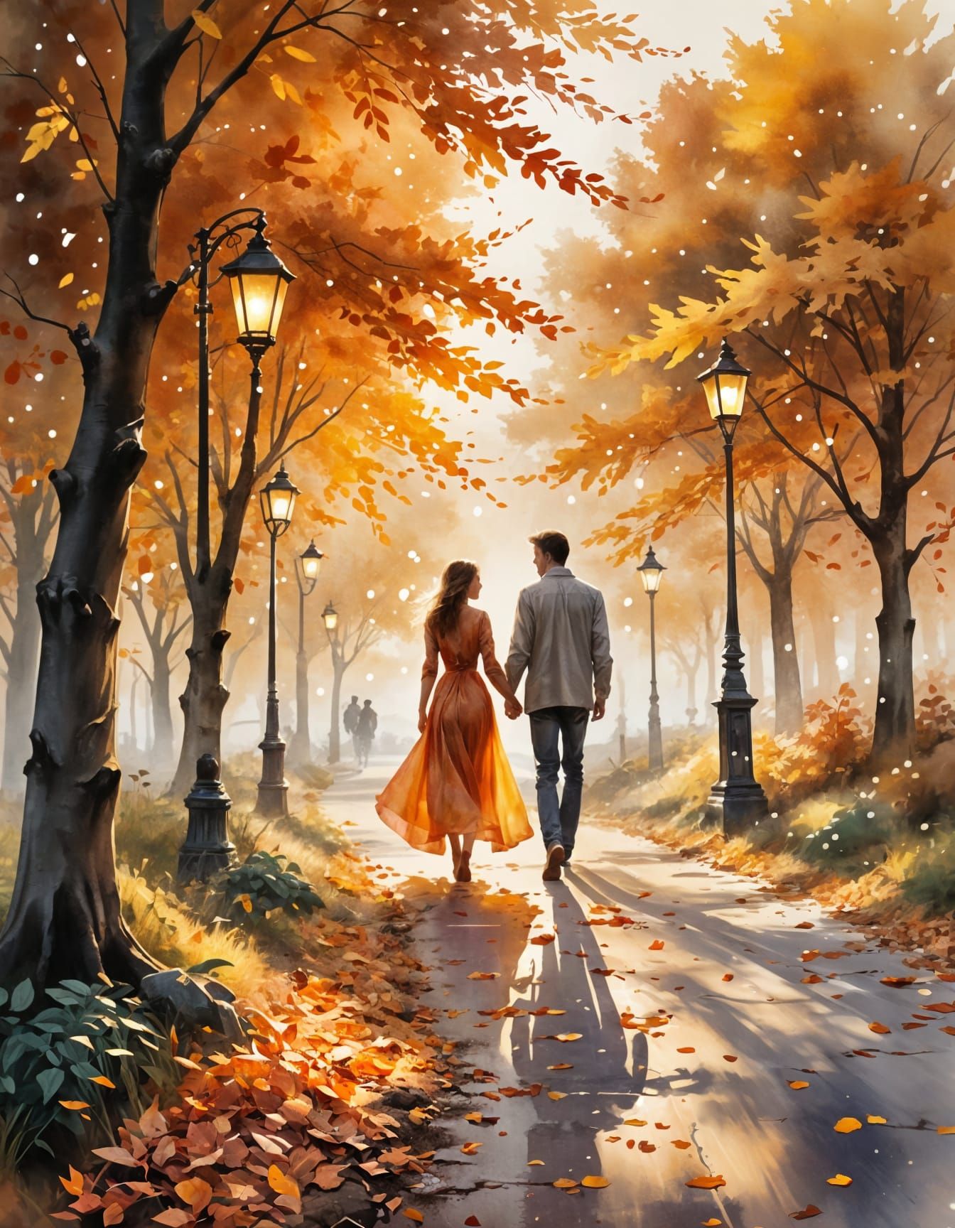 Golden Stroll  by @John P