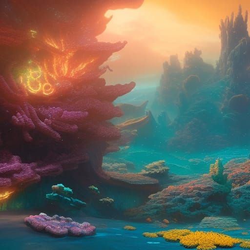 coral reef, in the galaxy