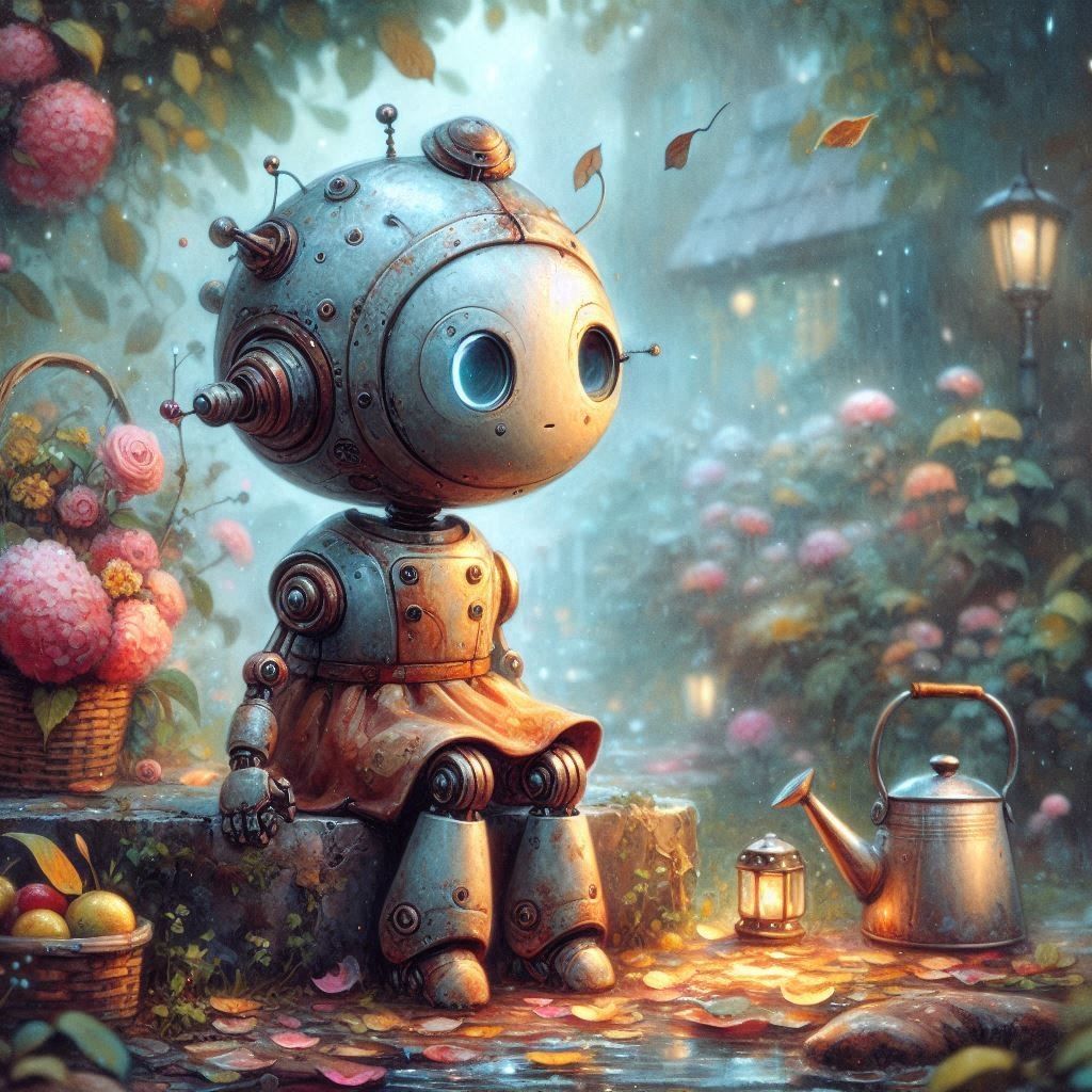 Enjoying my garden  by @Margot