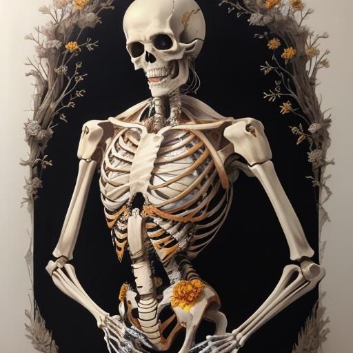 Marigold skeleton