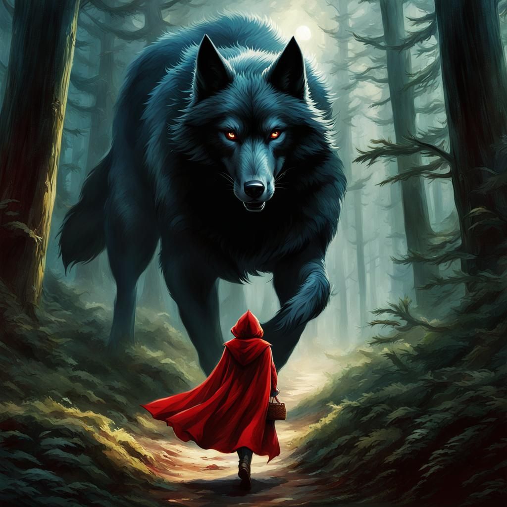 Little red riding hood - AI Generated Artwork - NightCafe Creator