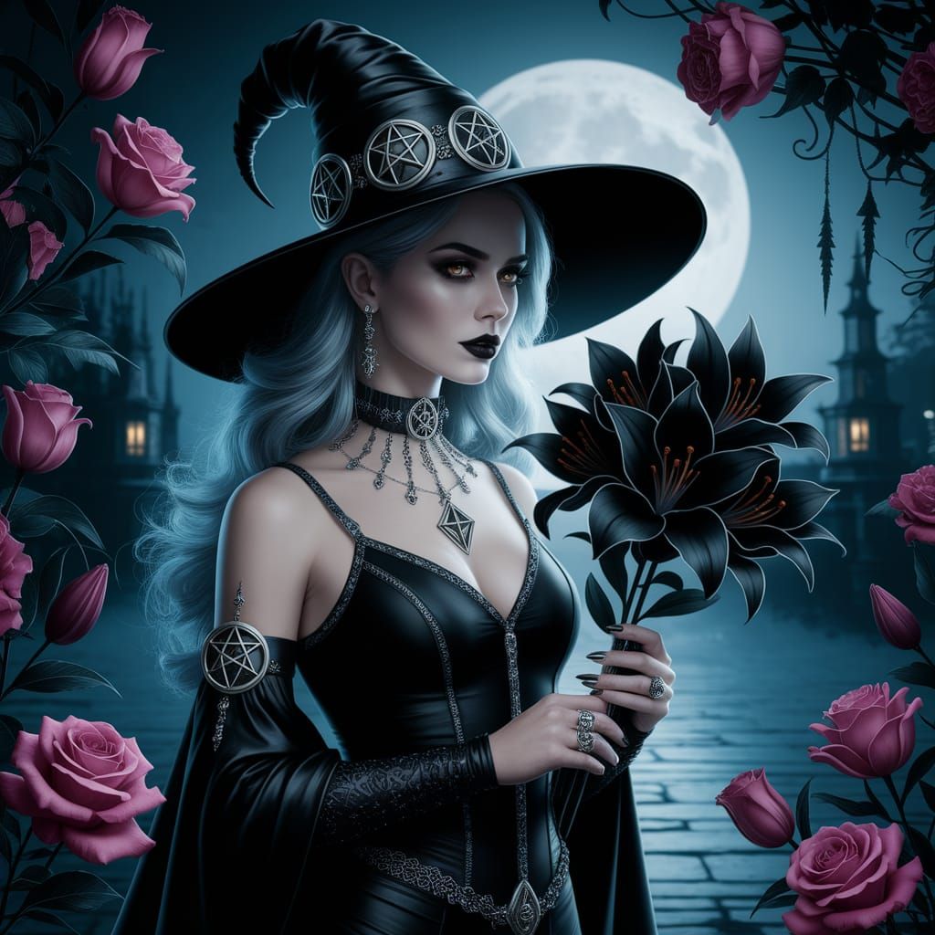 Black Lily  by @Diana the Warrior