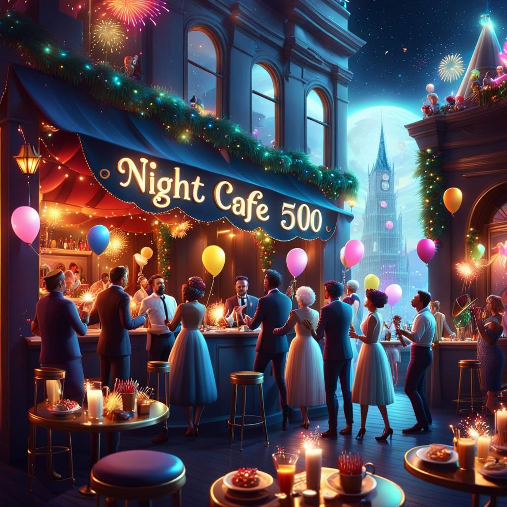 Welcome to Night Café 500, celebrating 500 challenges, let's party ...