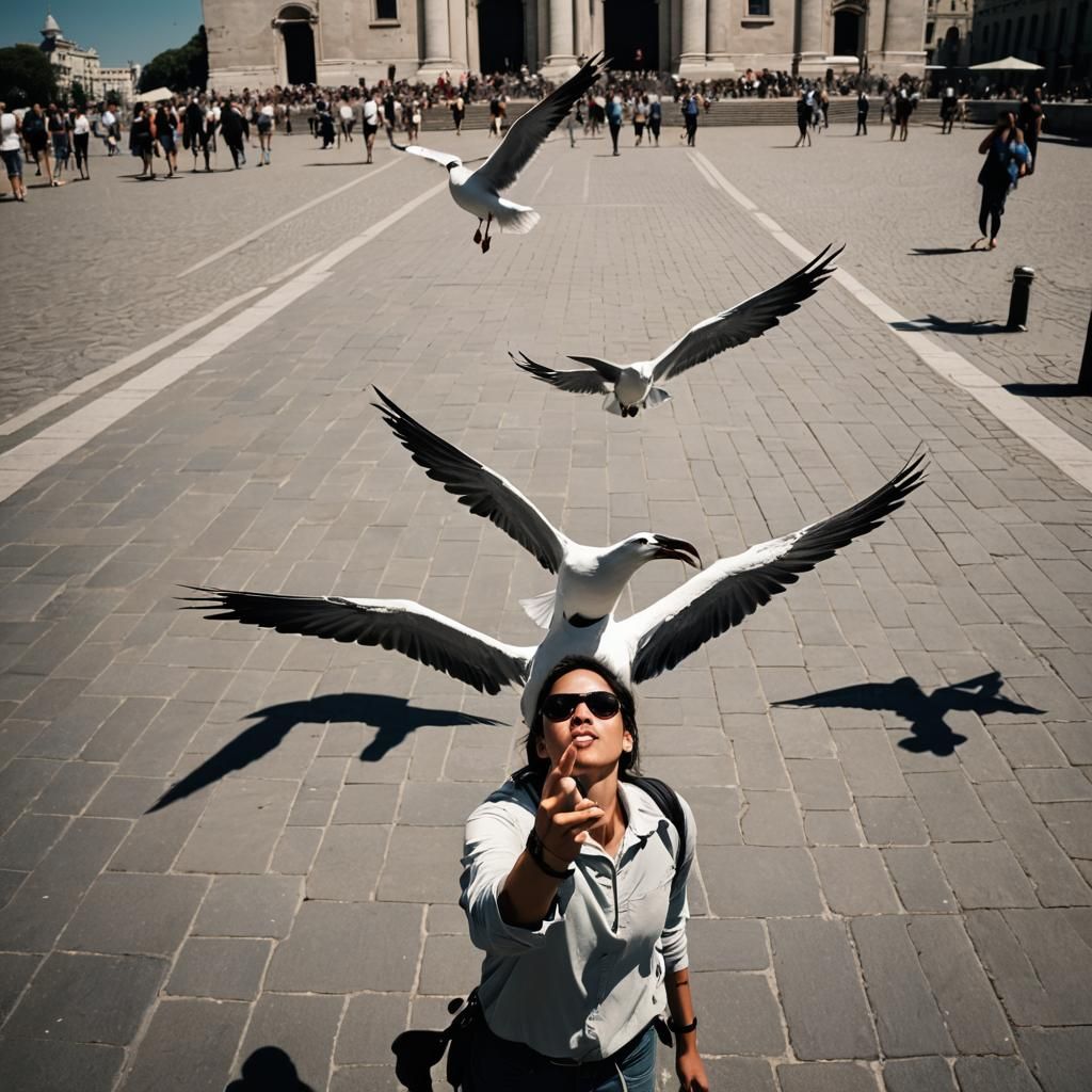Bird feeding