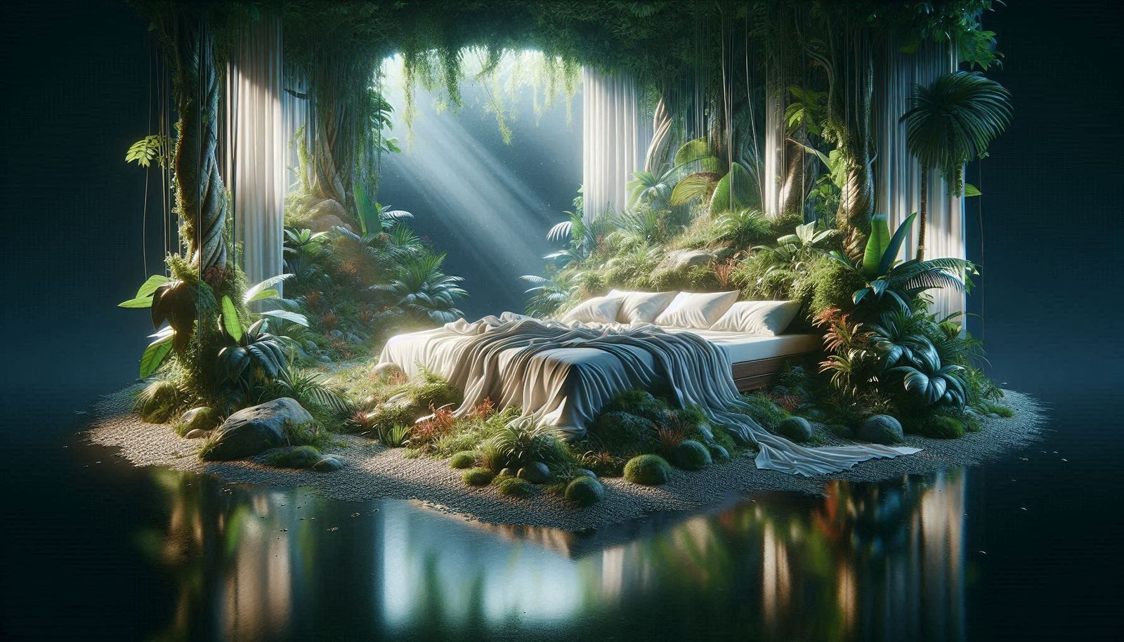 "I can paint without looking!"