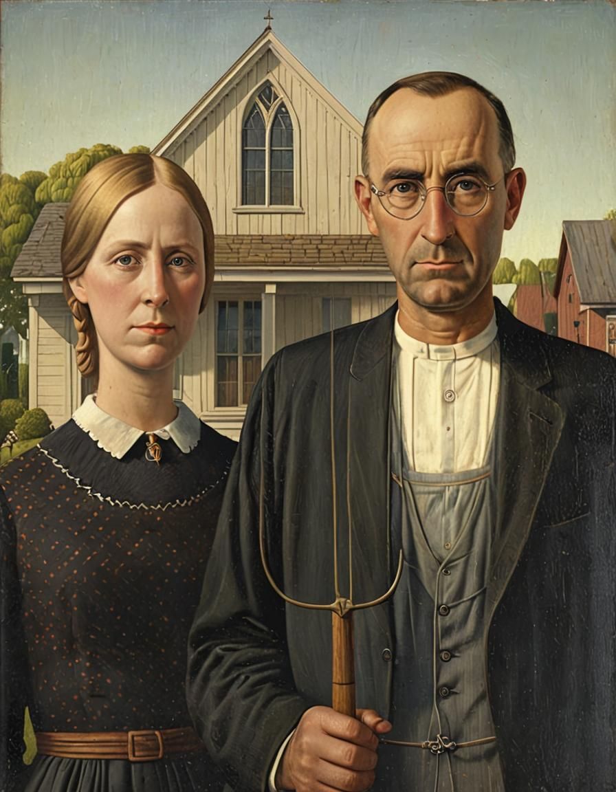American Gothic - Grant Wood