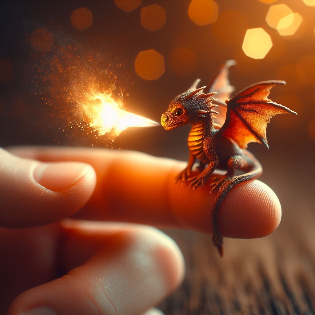 Tiny Dragon  by @Maria